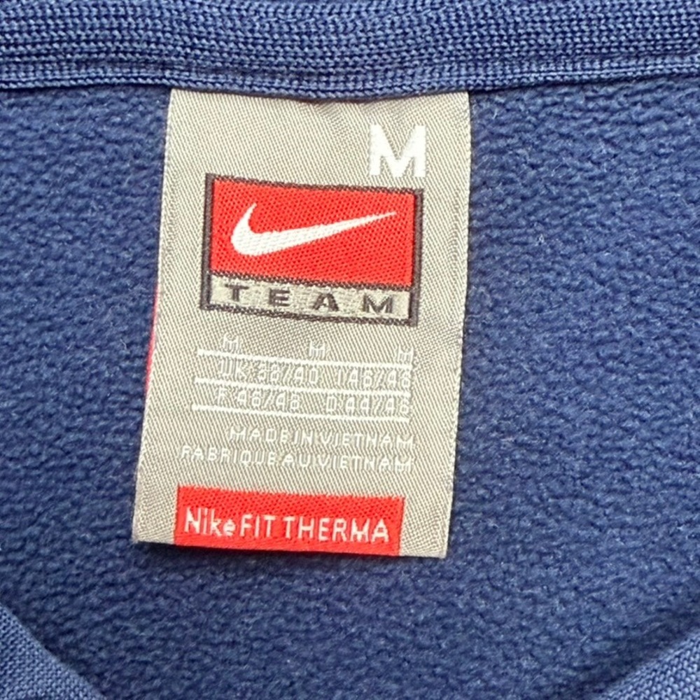 Y2K Nike Fit Therma Team Converse Valkyries Hoodie Navy Blue Pullover Medium - Picture 4 of 7